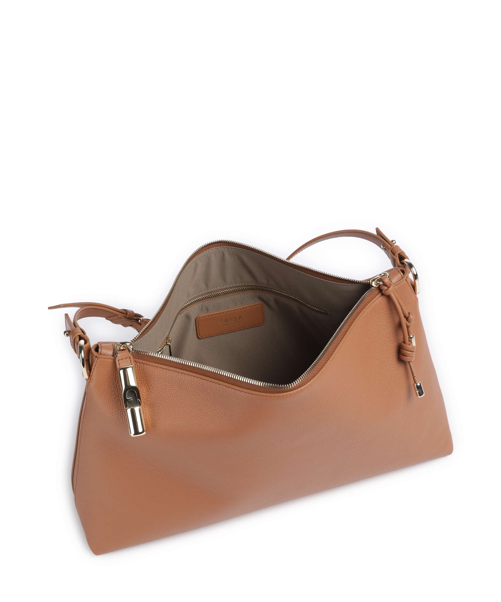 Furla Debby M Hobo bag brandy