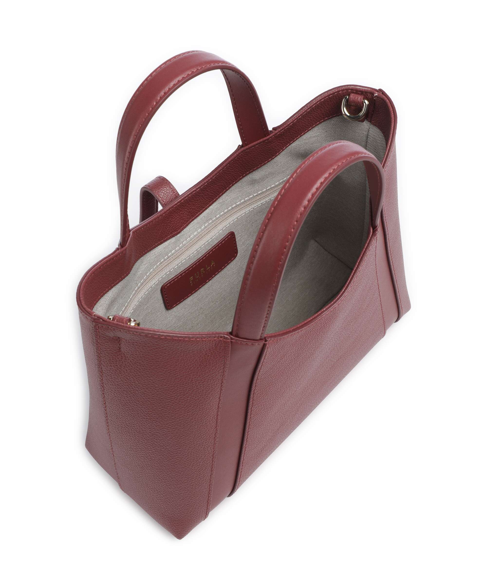 Furla Goccia S Handbag red apple