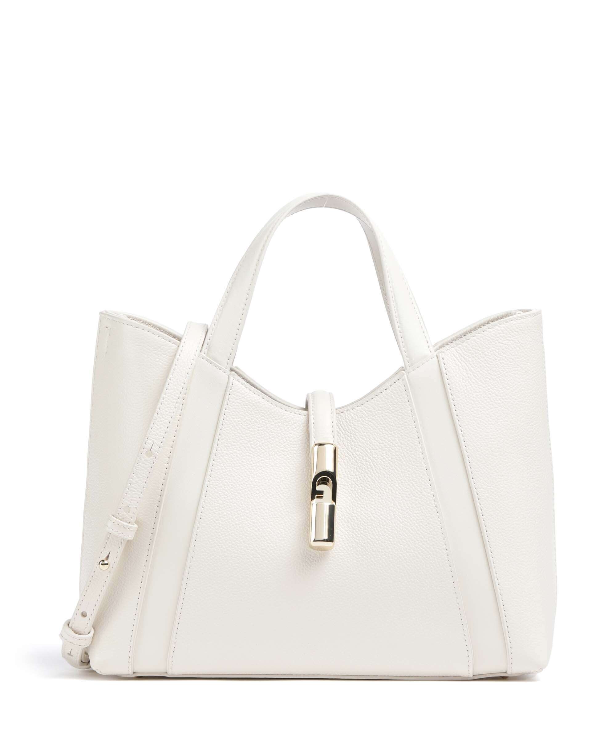 Furla Goccia S Handbag panna