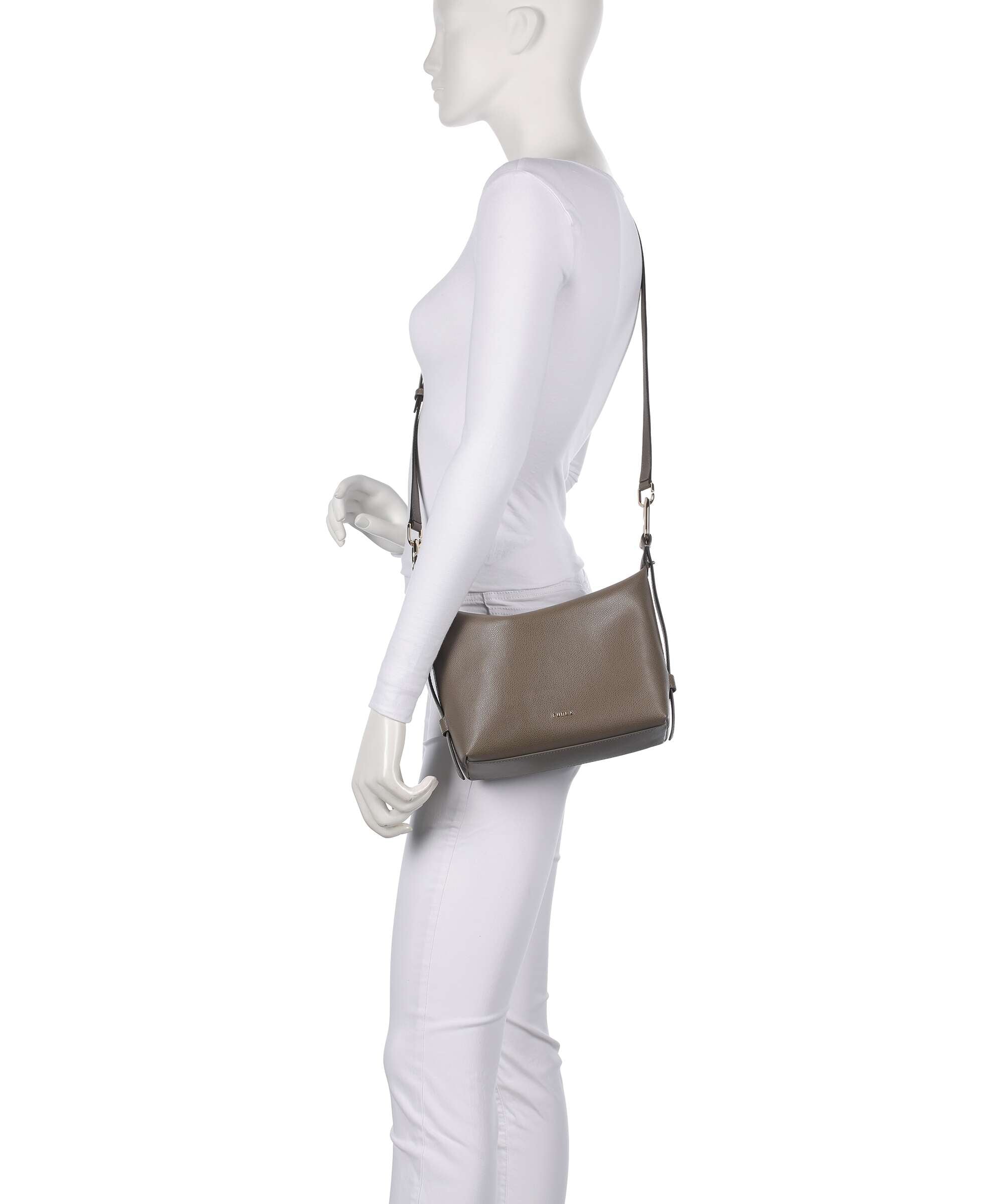 Furla Tonie Mini Shoulder bag muddy gray