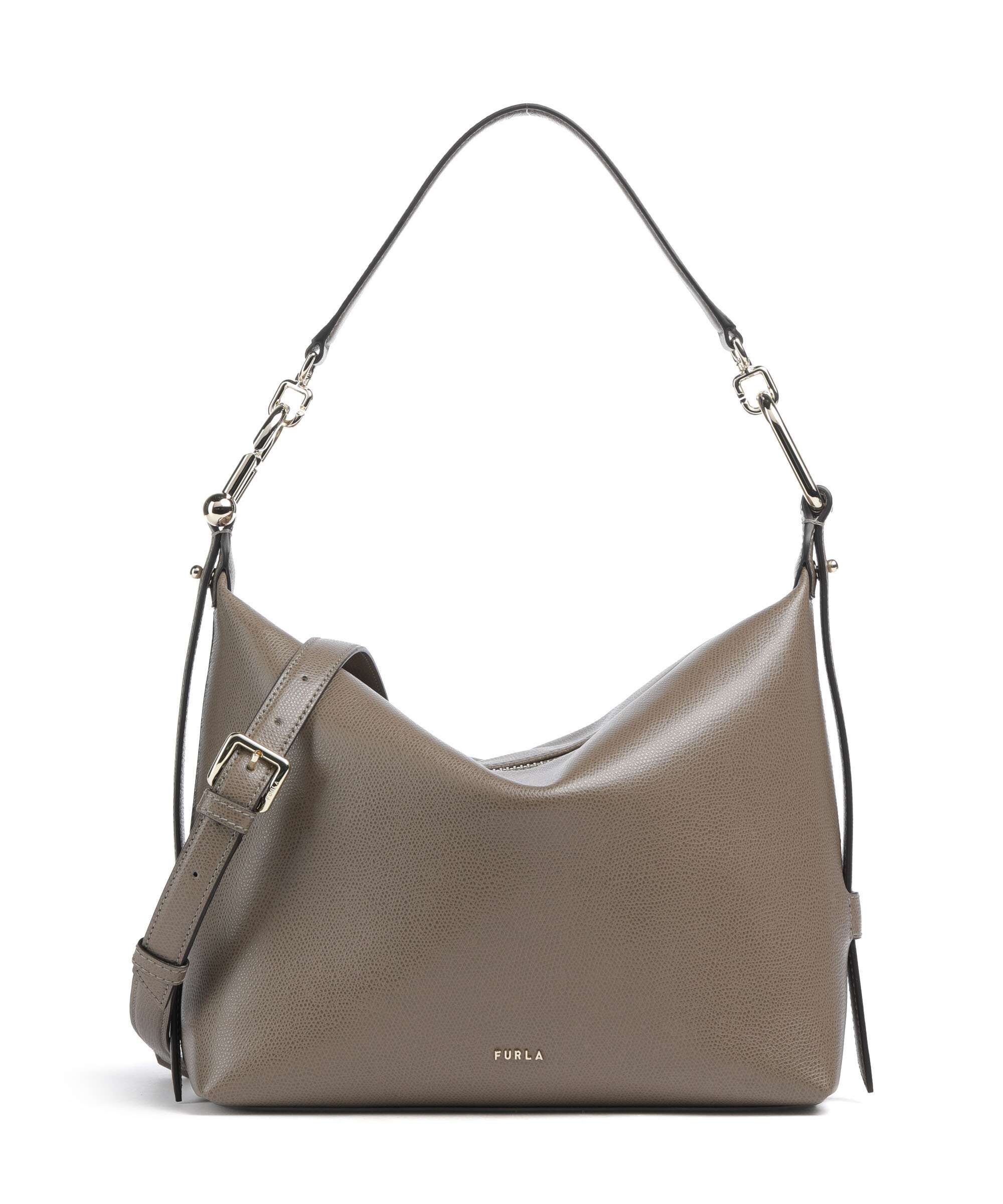 Furla Tonie M Hobo bag muddy gray