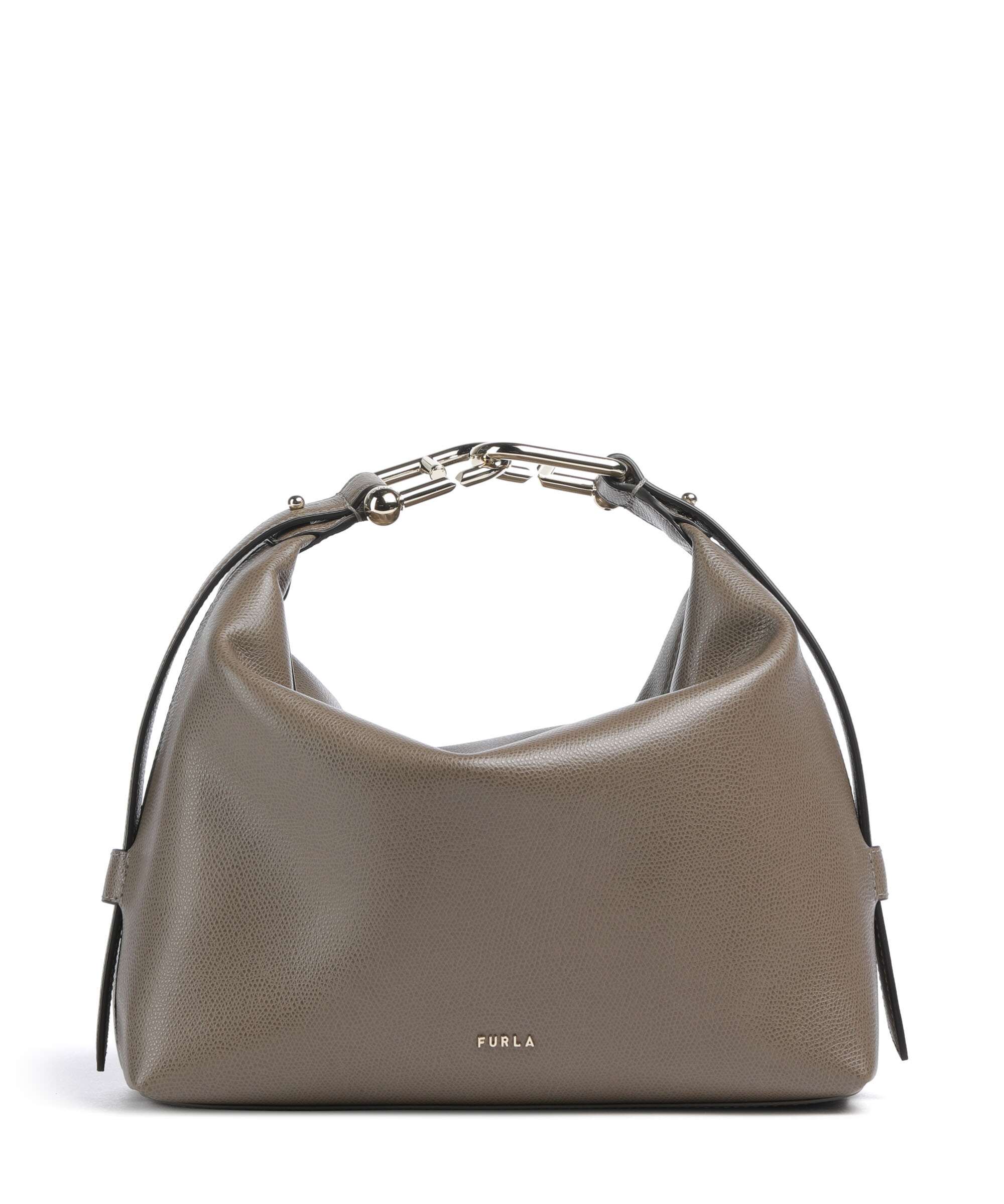 Furla Tonie M Hobo bag muddy gray