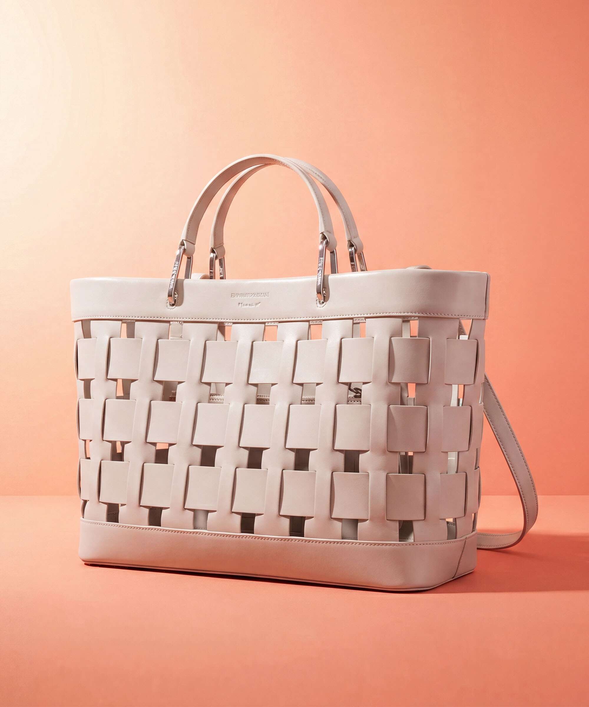 Emporio Armani My EA M Tote bag silver gray