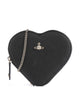 Vivienne Westwood Heart Saffiano Biogreen Crossbody bag black