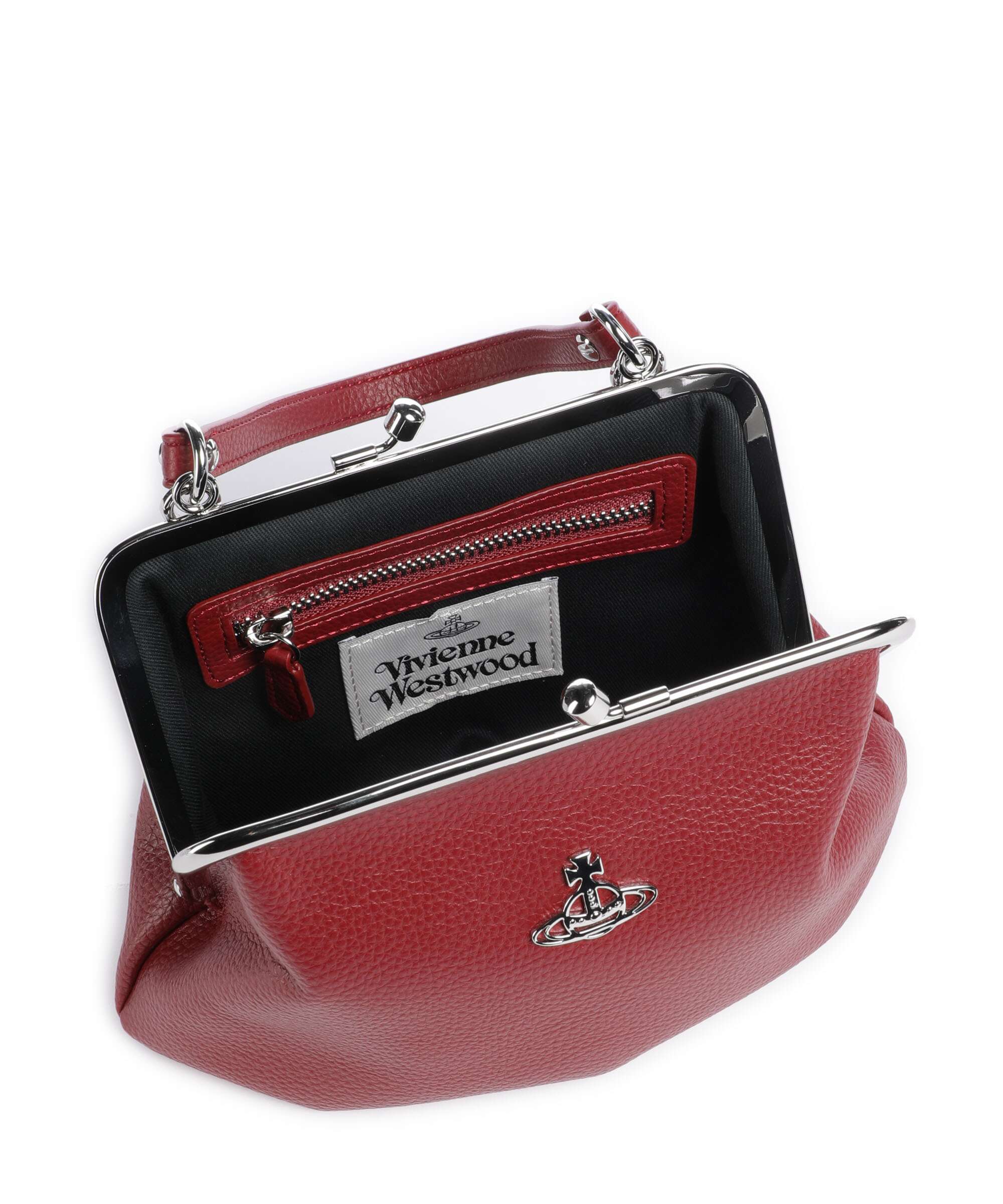 Vivienne Westwood Granny Frame Grain Crossbody bag red