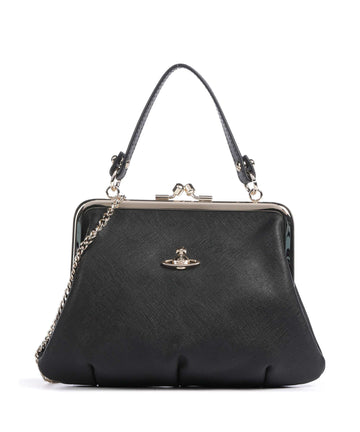 Vivienne Westwood Granny Frame Saffiano Kabelka přes rameno black