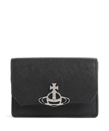 Vivienne Westwood Saffiano Pouzdro na kreditní kartu black