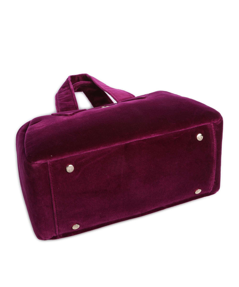 Vivienne Westwood Archive Velvet Medium Handbag purple