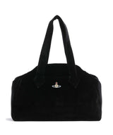 Vivienne Westwood Archive Velvet Large Nákupní taška black