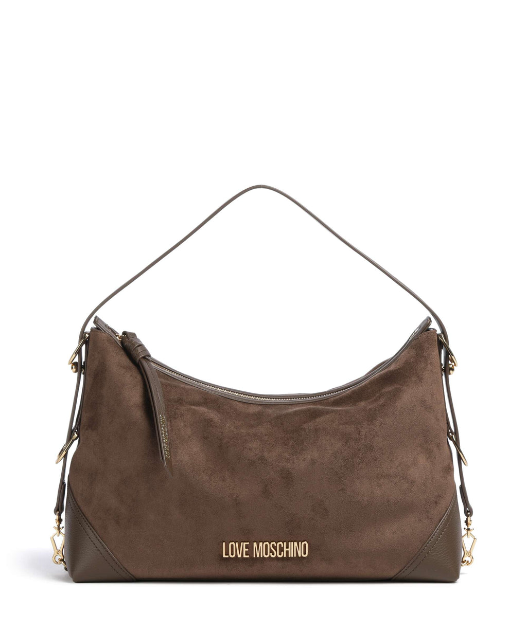 Love Moschino Signature Hobo bag marrone