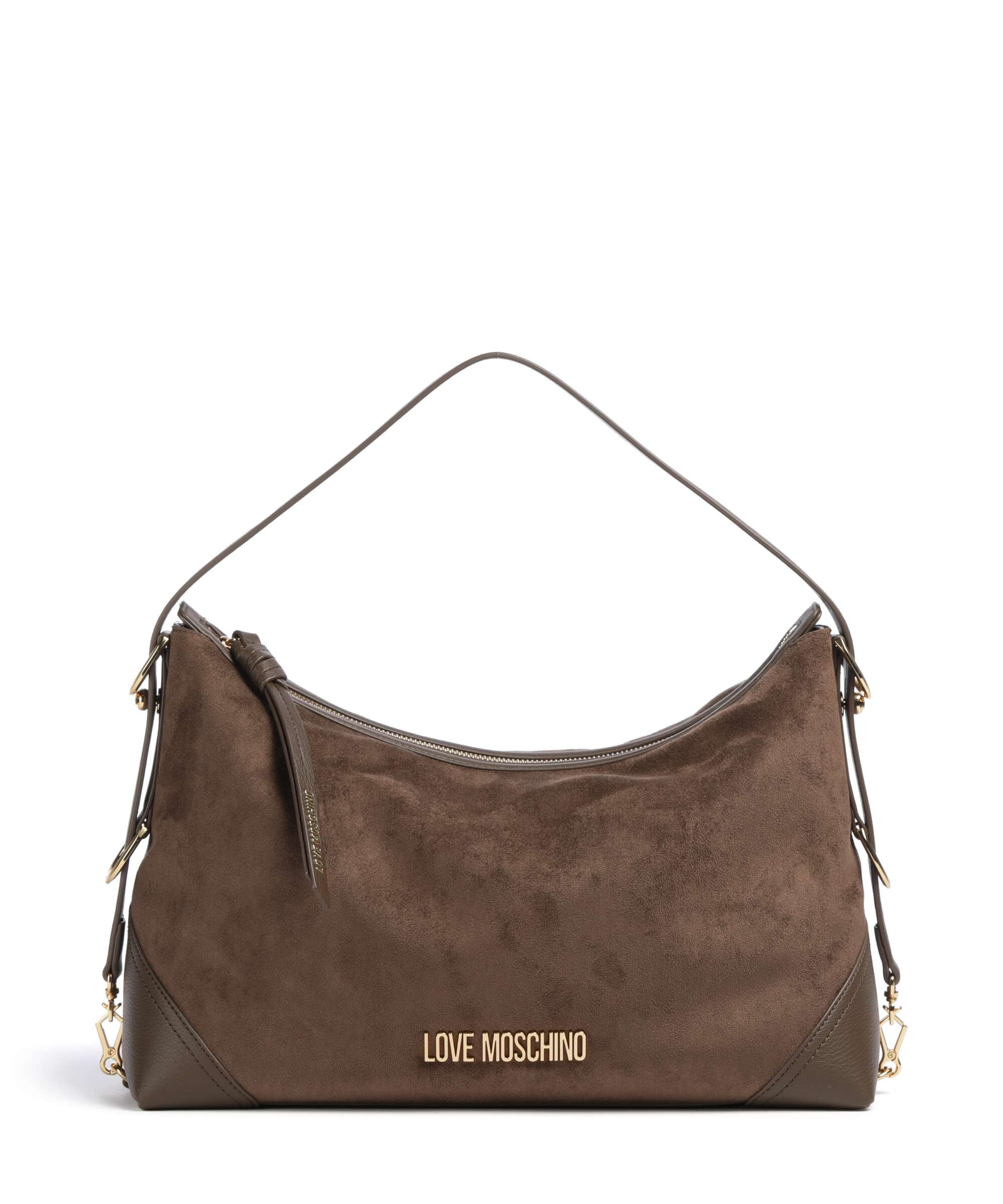 Love Moschino Signature Hobo bag marrone