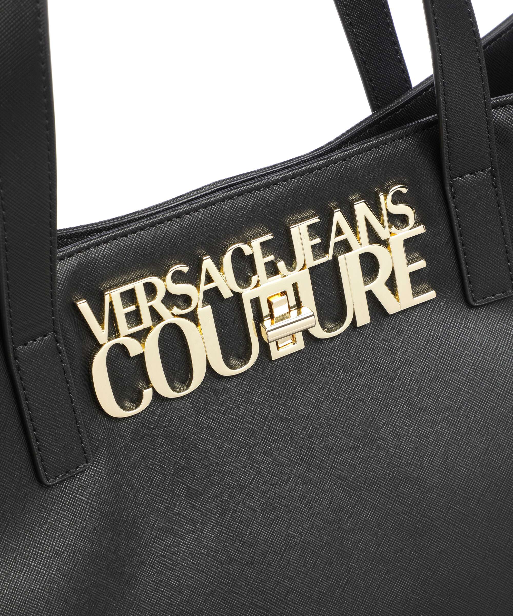 Versace Jeans Couture Logo Lock Tote bag black