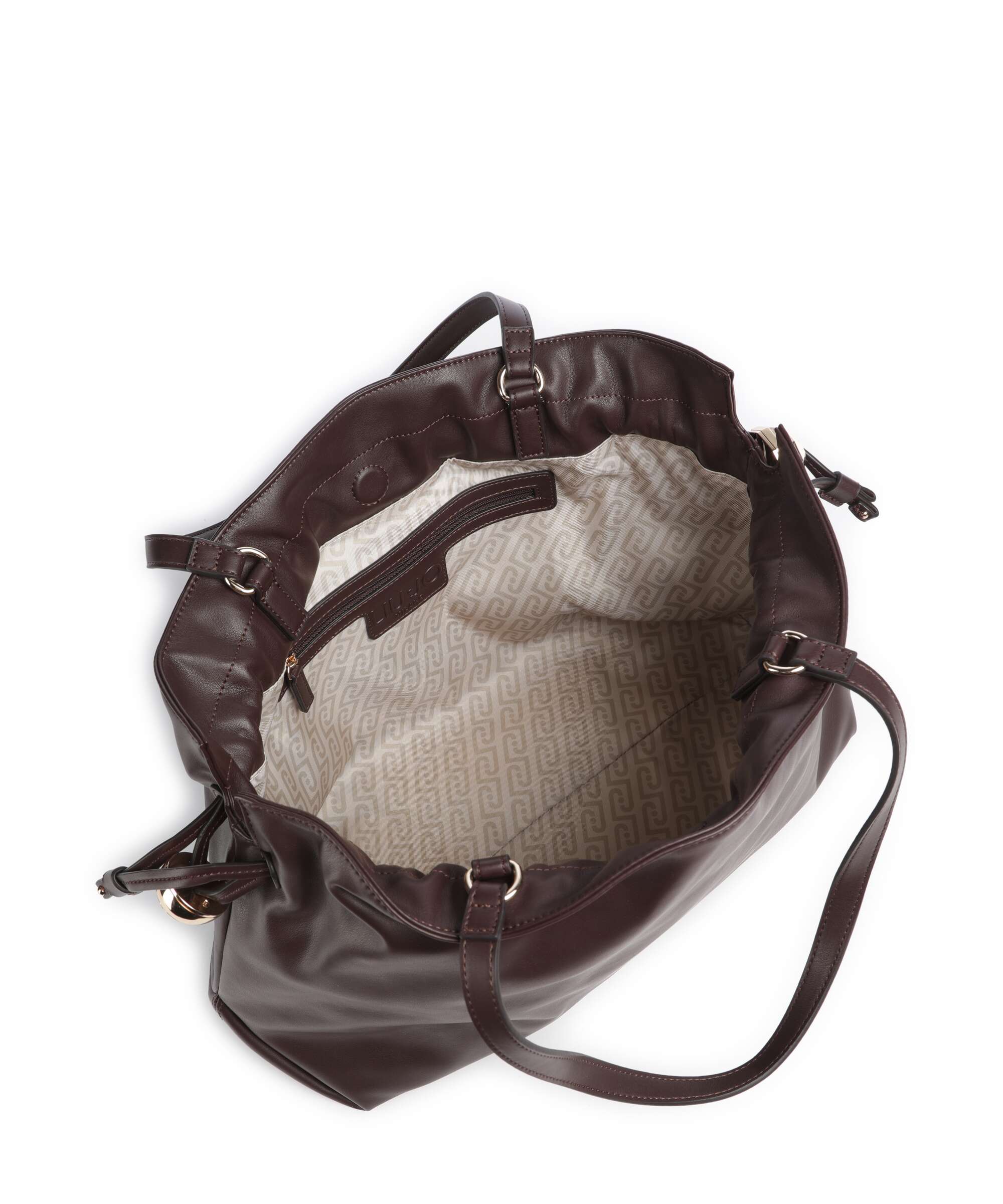 Liu Jo Riccy L Bucket bag red aubergine