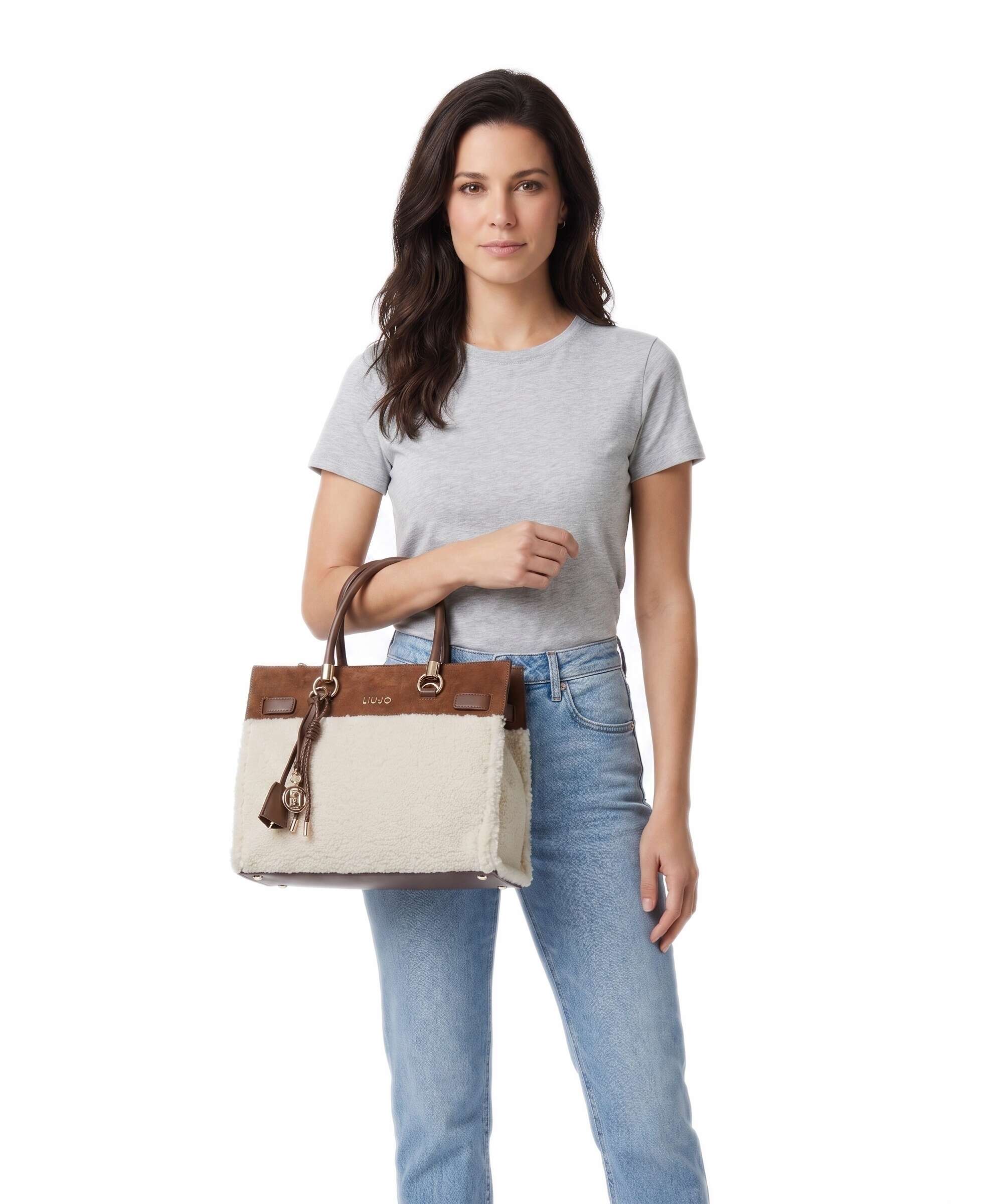 Liu Jo Manhattan M Handbag cream