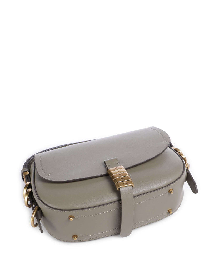 Pinko Saddle Mini Crossbody bag noce/antique gold