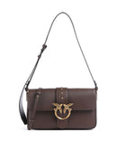 Pinko Love One Classic Slouchy Taška přes rameno marrone castano/antique gold