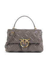 Pinko Love Lady Puff Classic Kabelka grigio asfalto/antique gold