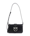 Pinko Love One Mini Slouchy Taška přes rameno nero limousine/matt silver