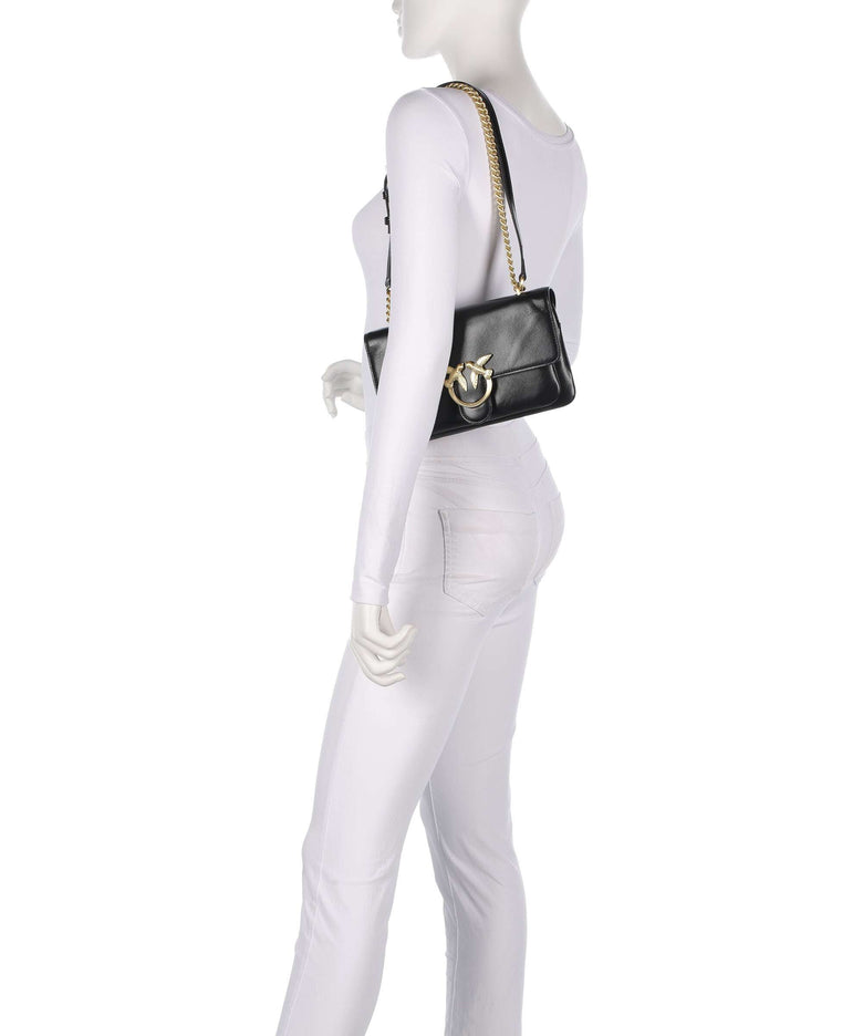 Pinko Love One Soft Mini Shoulder bag nero limousine/matt gold