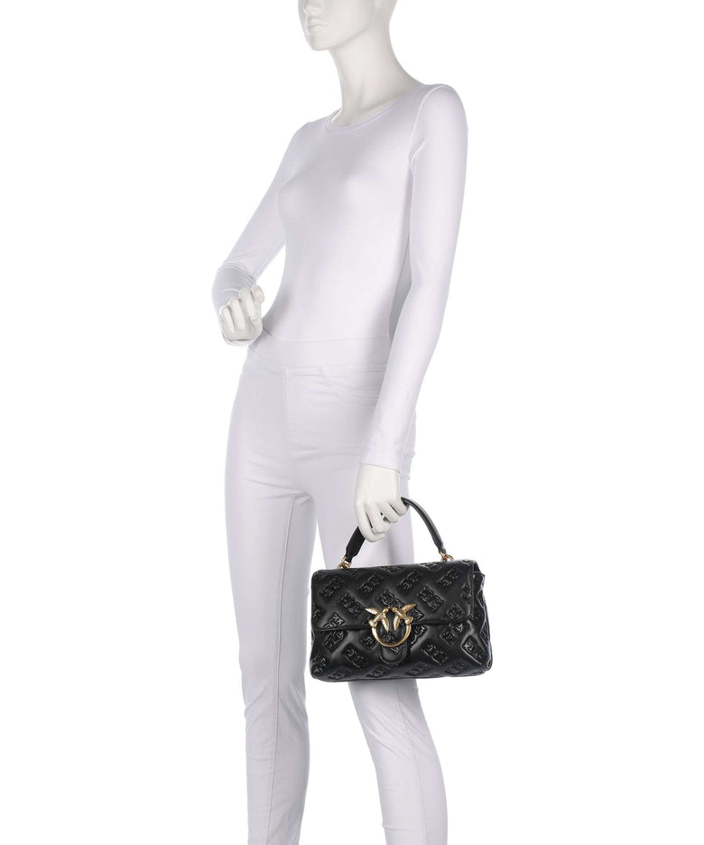 Pinko Love Lady Puff Classic Handbag nero/antique gold