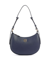 Pinko Half Moon Mini Taška přes rameno blu indaco ombroso/antique gold
