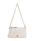 Pinko Double Mini Taška přes rameno bianco seta/antique gold