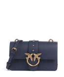 Pinko Love One Mini Kabelka přes rameno blu indaco ombroso/antique gold