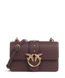 Pinko Love One Mini Kabelka přes rameno cioccolato amaro/antique gold