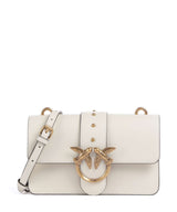 Pinko Love One Mini Kabelka přes rameno bianco seta/antique gold