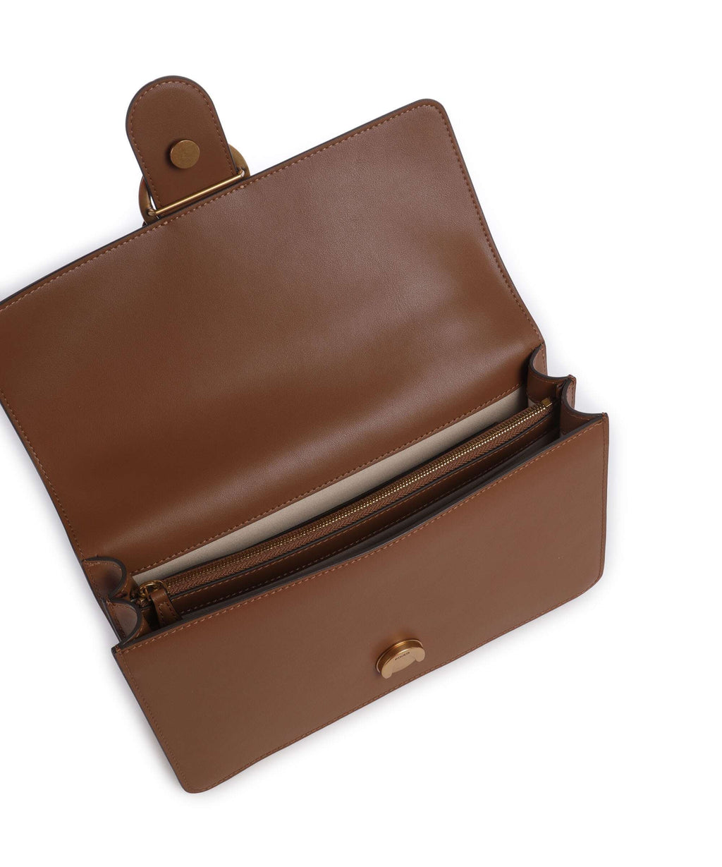 Pinko Love One Classic Crossbody bag marrone/leone/antique gold