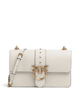 Pinko Love One Classic Crossbody bag bianco seta/antique gold