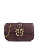 Pinko Love One Pocket Peněženka cioccolato amaro/antique gold