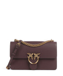 Pinko Love One Classic Taška přes rameno cioccolato amaro/antique gold