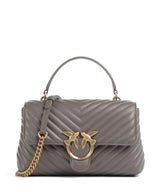 Pinko Love Lady Puff Classic Kabelka grigio asfalto/antique gold