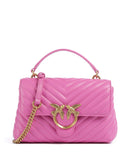 Pinko Love Lady Puff Mini Kabelka rosa flogo/antique gold
