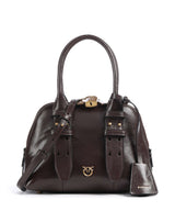 Pinko Bowling Mini Kabelka rosso mogano/antique gold