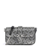 Pinko Love One Baby Slouchy Kabelka přes rameno argento/nickel lucido