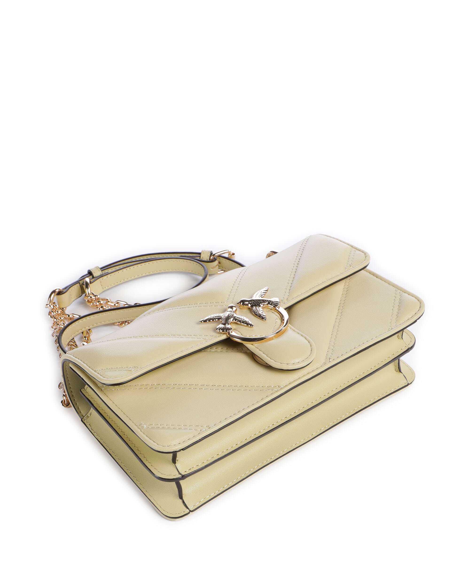 Pinko Love One Mini Shoulder bag giallo pastinaca/gold mordore