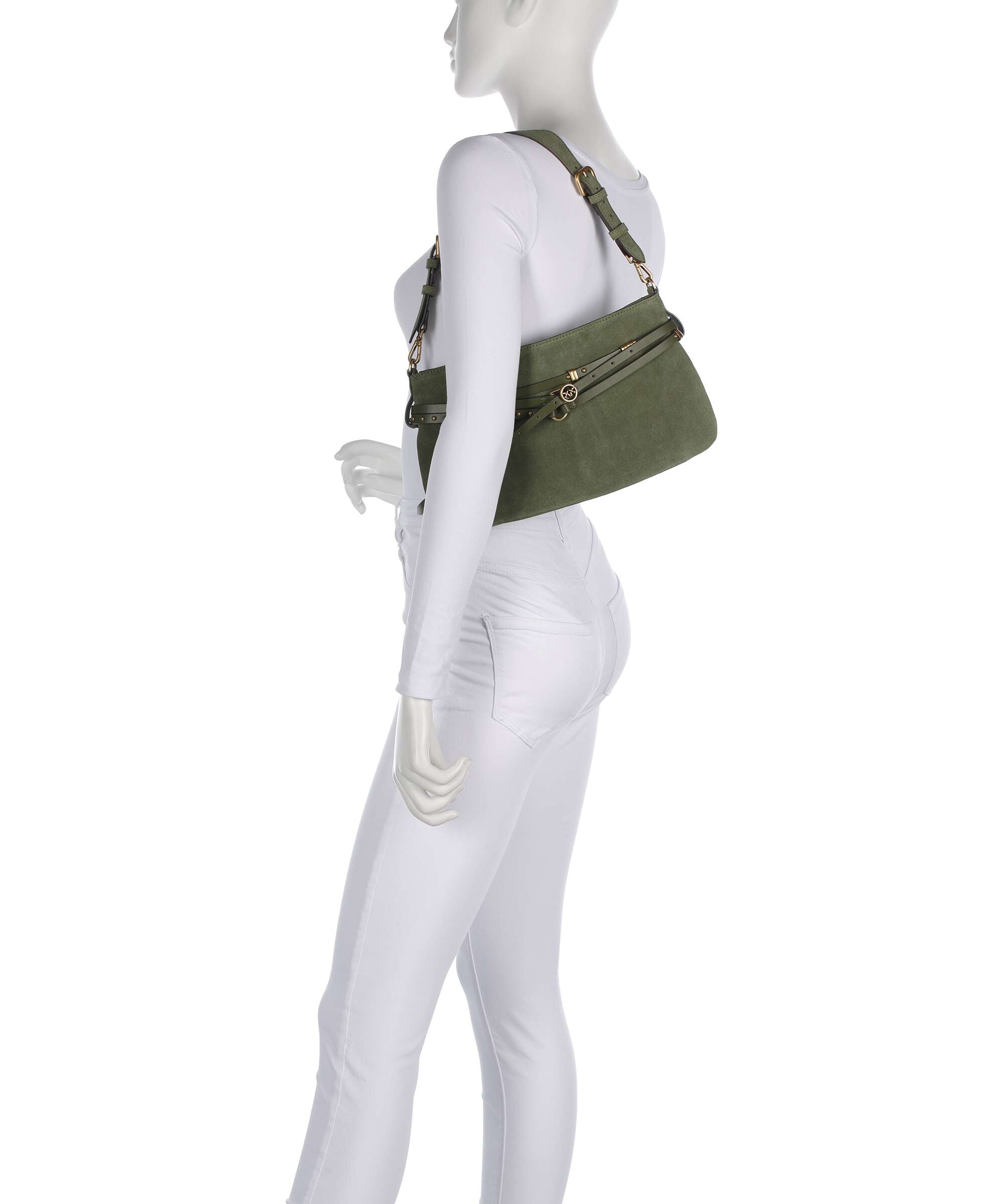 Pinko Belt Classic Shoulder bag oliva capulet/antique gold