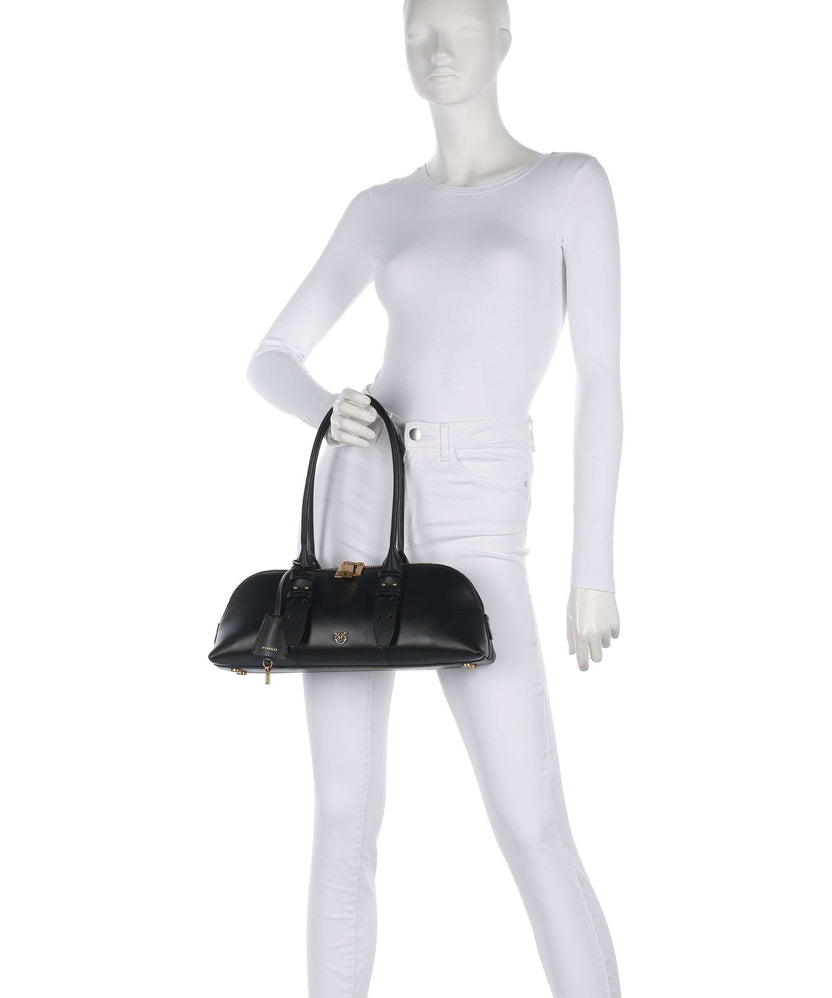 Pinko Bowling Horizontal Big Handbag nero/antique gold