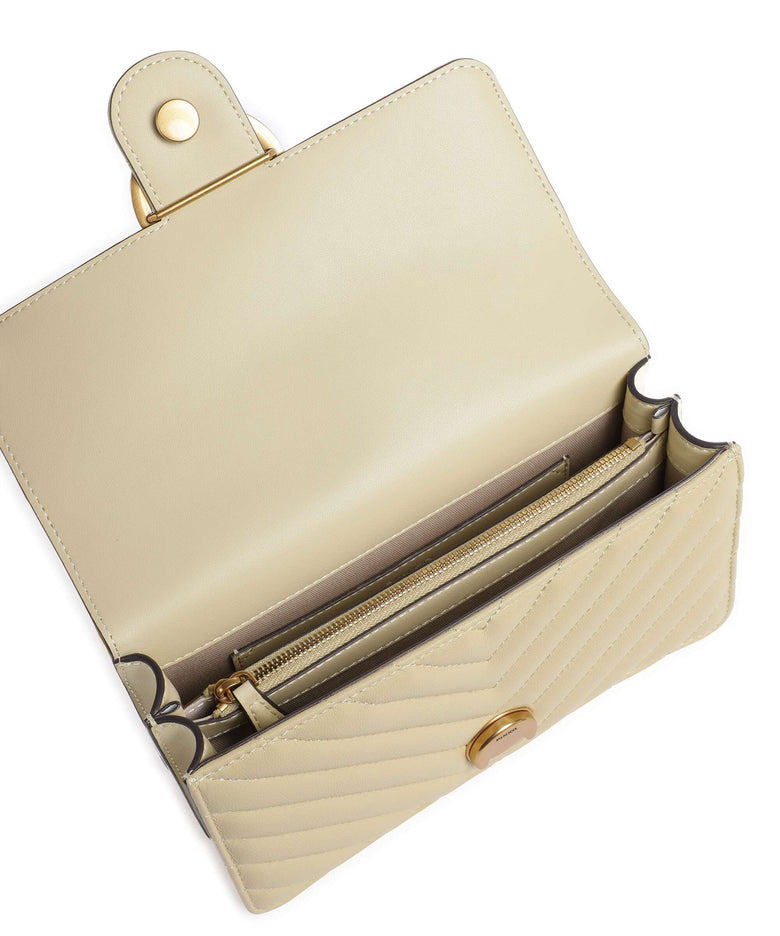 Pinko Love One Mini Shoulder bag giallo vaniglia/antique gold