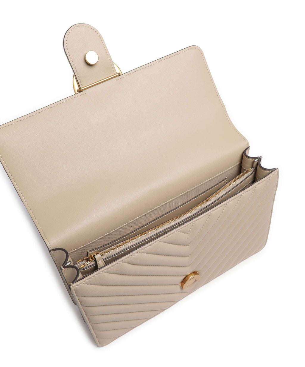Pinko Love One Classic Shoulder bag beige/grigio fumo/antique gold