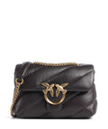 Pinko Love Puff Mini Shoulder bag marrone marasca/antique gold