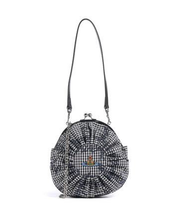 Vivienne Westwood Rosie Frame Print Classic Kabelka přes rameno gingham/black