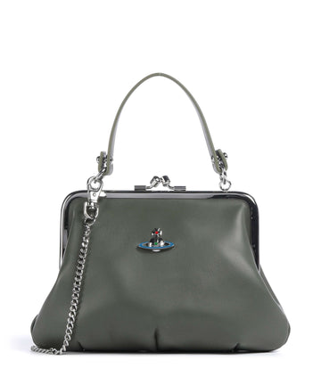 Vivienne Westwood Granny Frame Nappa Kabelka přes rameno green