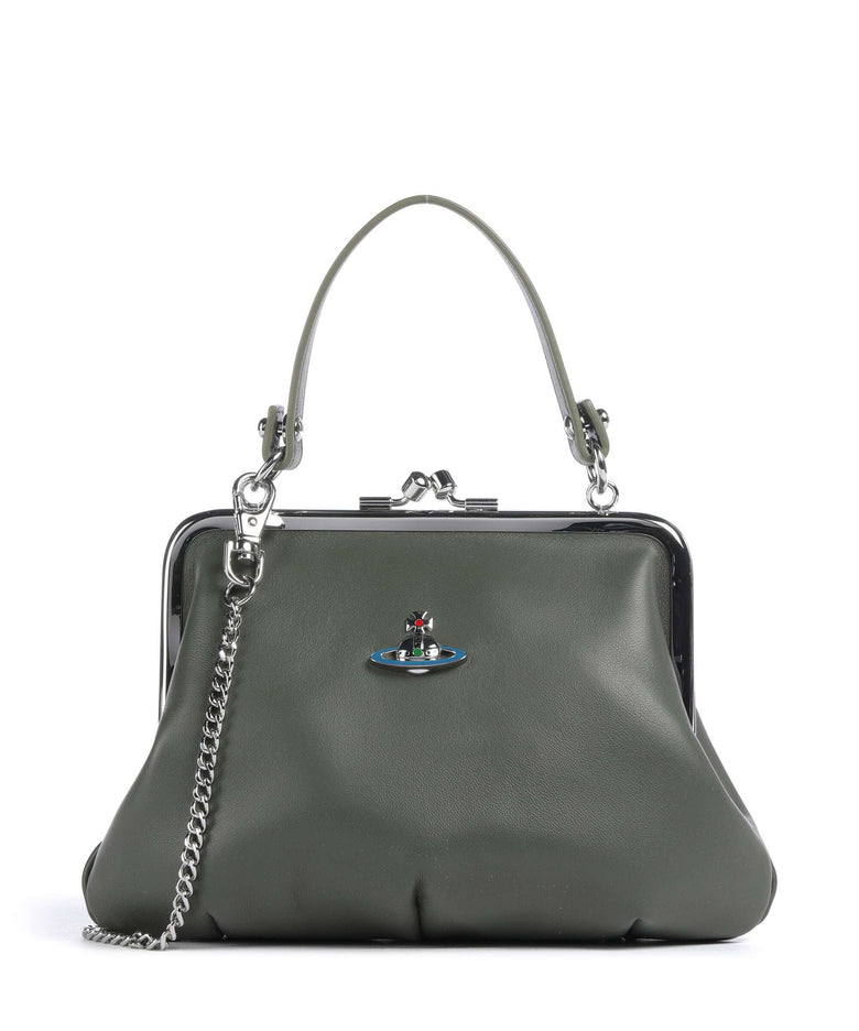 Vivienne Westwood Granny Frame Nappa Crossbody bag green