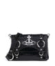 Vivienne Westwood Kim Embossed Croc Kabelka přes rameno black
