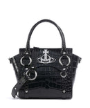 Vivienne Westwood Betty Embossed Croc Small Kabelka black