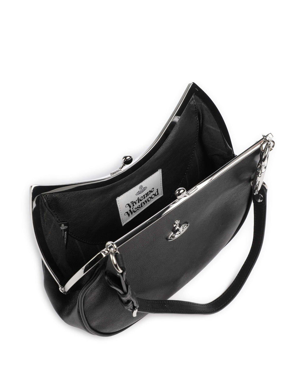 Vivienne Westwood Charm Frame Supple Shoulder bag black