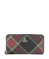 Vivienne Westwood Saffiano Printed Classic Peněženka chelsea tartan